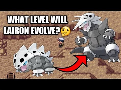 how to evolve lairon.